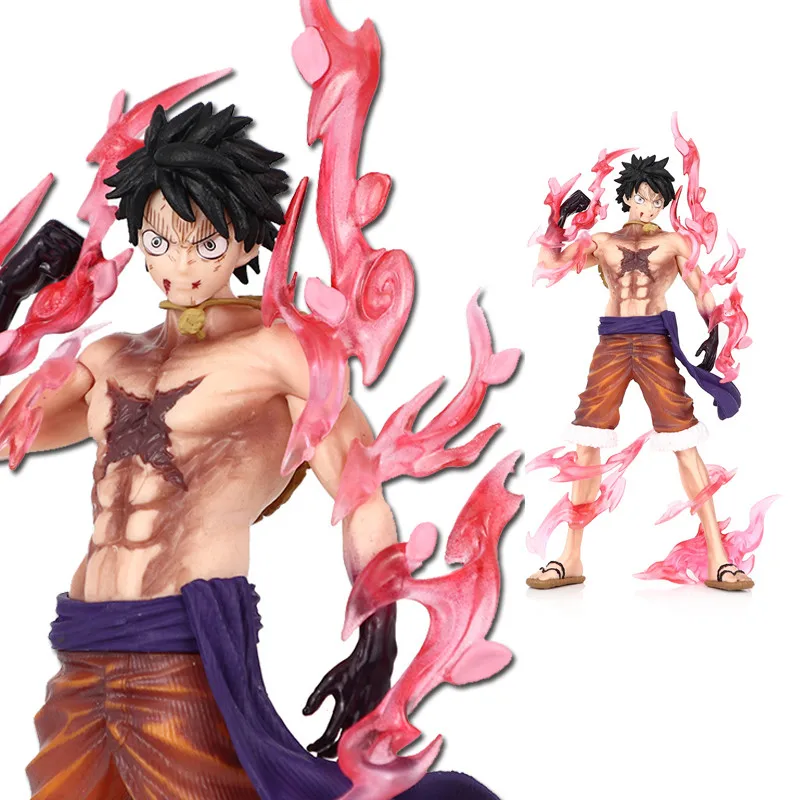 Figurine Manga One Piece Luffy Gear 2 Busoshoku Haki 24cm – Image 5
