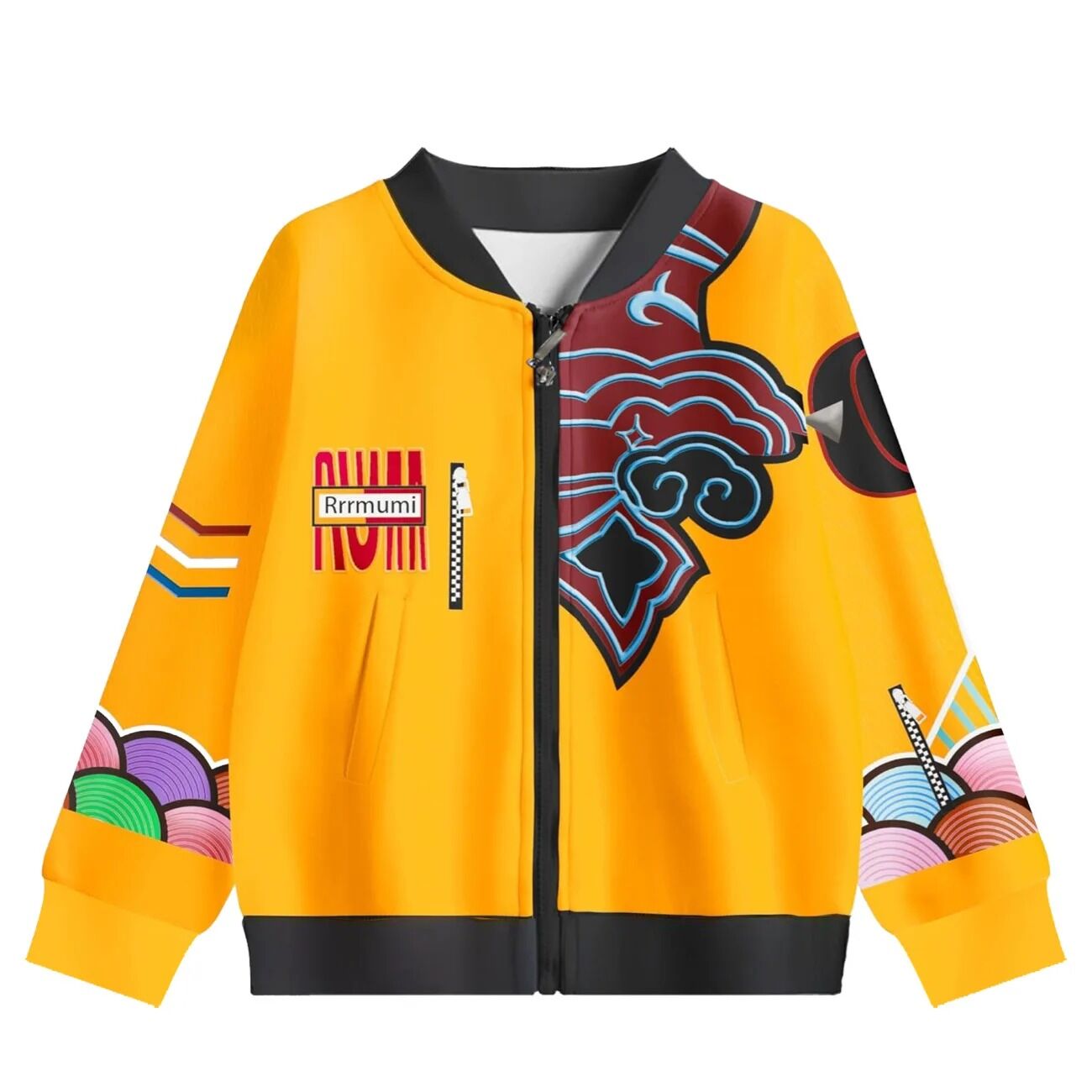 Veste KPOP Demon Hunter Rumi Enfant – Blouson Jaune Inspiré du Film – Image 2