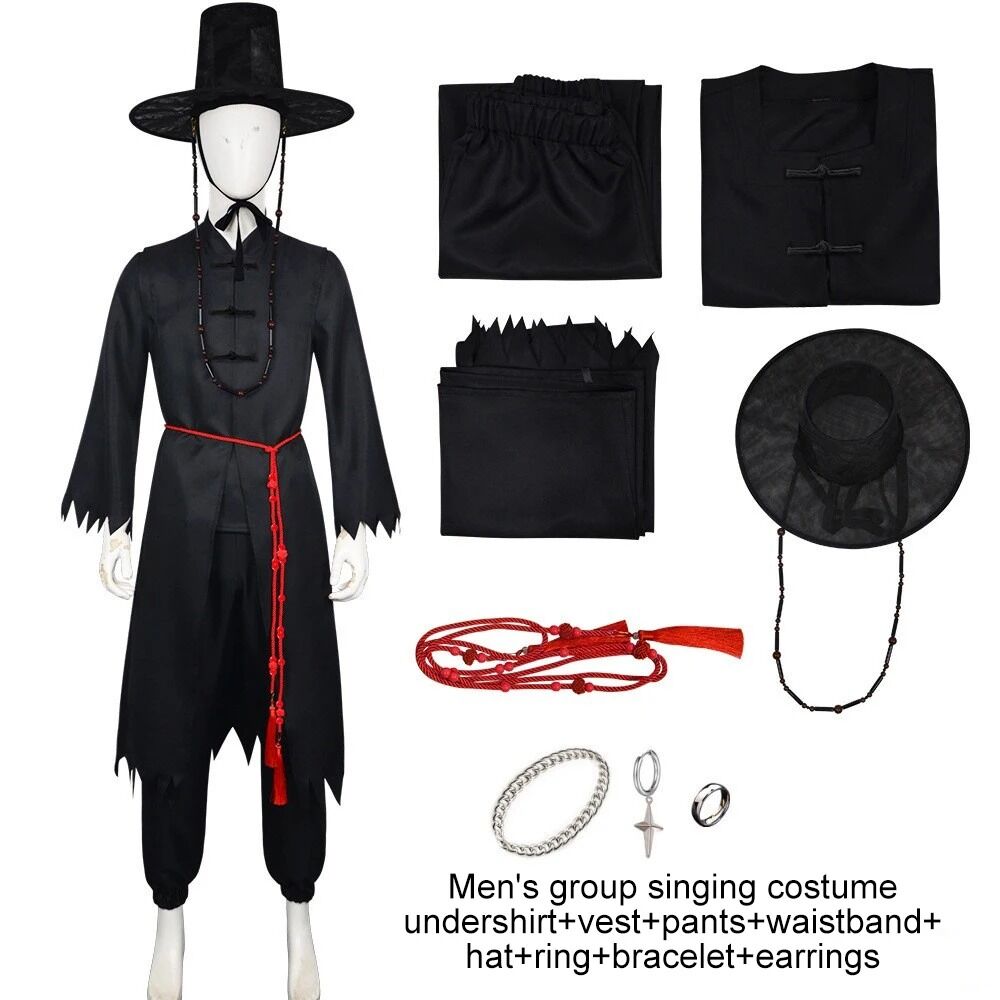 Costume K-pop Demon Hunters Saja – Tenue Jinu Adulte Homme – Image 5